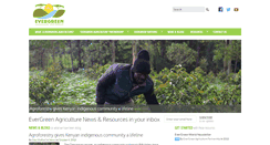 Desktop Screenshot of evergreenagriculture.net