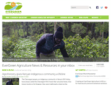 Tablet Screenshot of evergreenagriculture.net